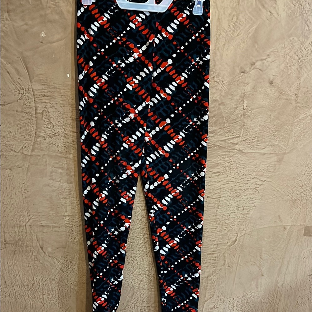 Stylish One Size Patterned Leggings Preloved